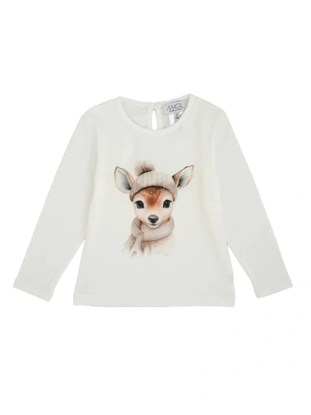 Tricou Fawn print T-shirt