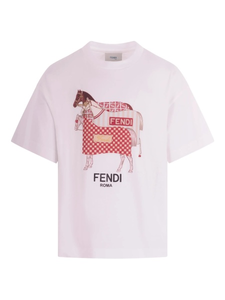 Tricou Fendi alb