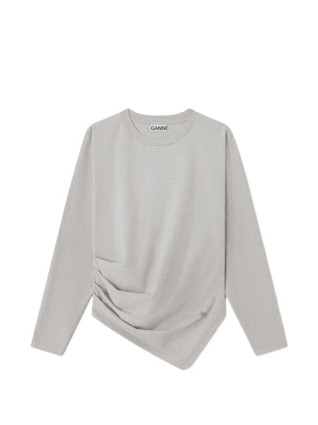 Tricou Ganni gri