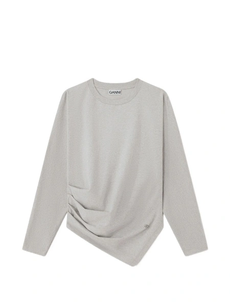 Tricou Ganni gri