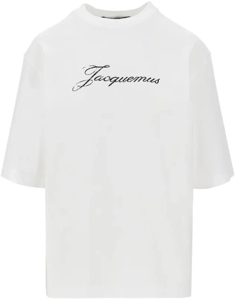 Tricou JACQUEMUS alb 'Jacquemus'