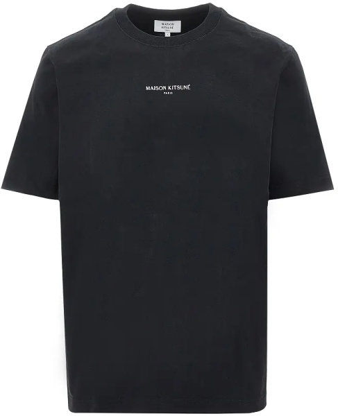 Tricou MAISON KITSUNÉ 'Maison Kitsuné Paris' embroidery T-shirt