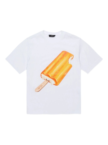 Tricou N°21 Kids alb