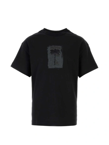 Tricou Palm Angels negru din bumbac