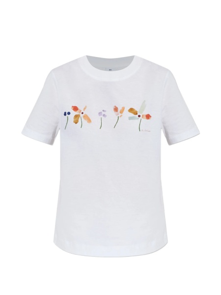 Tricou Paul Smith alb din bumbac