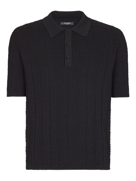 Tricou Polo Balmain negru