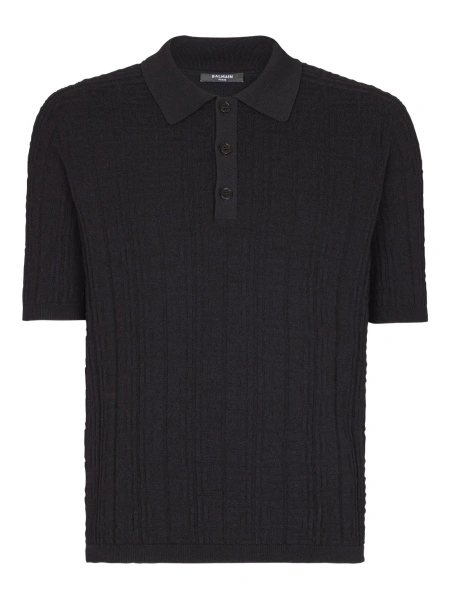 Tricou Polo Balmain negru