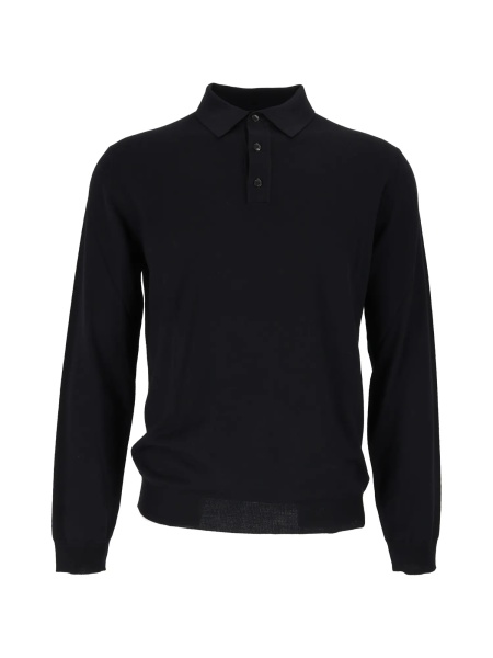 Tricou Polo BLUE LONG SLEEVE POLO SHIRT