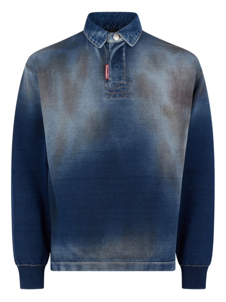 Tricou Polo DSQUARED2 albastru