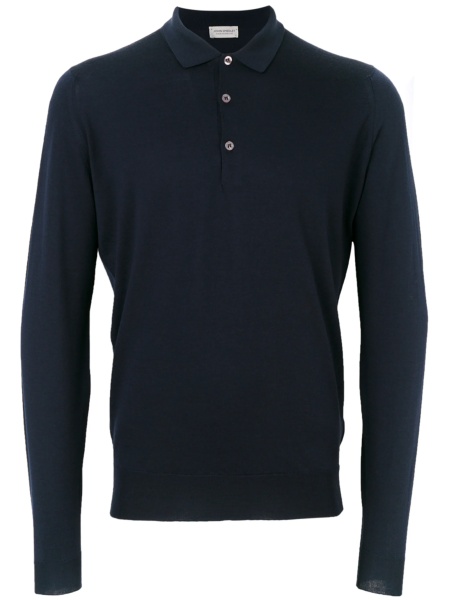 Tricou Polo John Smedley albastru