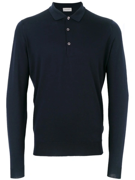 Tricou Polo John Smedley albastru
