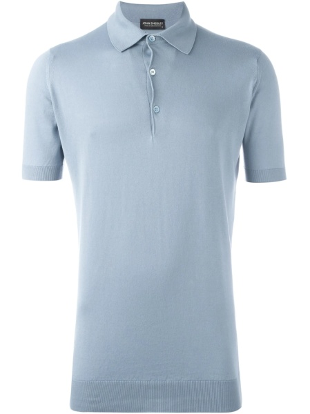 Tricou Polo John Smedley albastru