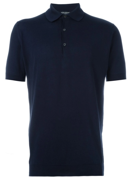 Tricou Polo John Smedley albastru