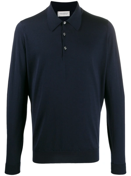 Tricou Polo John Smedley albastru
