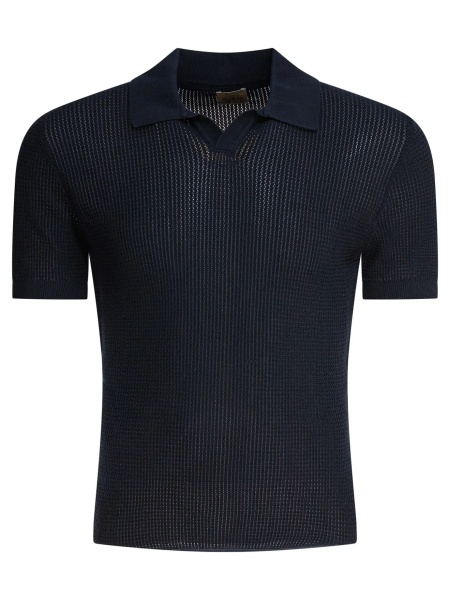 Tricou Polo "Mercedes" buttonless polo shirt