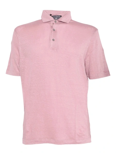Tricou Polo PHI BY FILIPPO DE LAURENTIIS roz