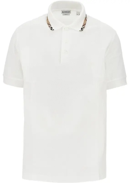 Tricou Polo Piquet polo shirt with Check trimmings