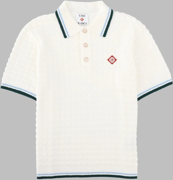 Tricou Polo Polo Bouclé Con Logo