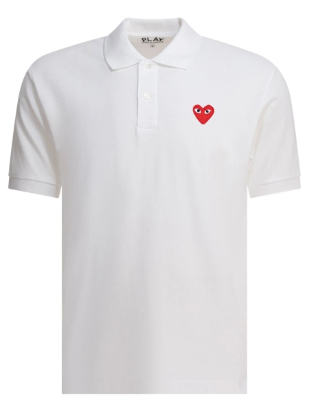 Tricou Polo "Red Emblem" Button-Down Polo Shirt
