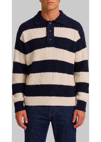 Tricou Polo Ribbed Marinière Polo