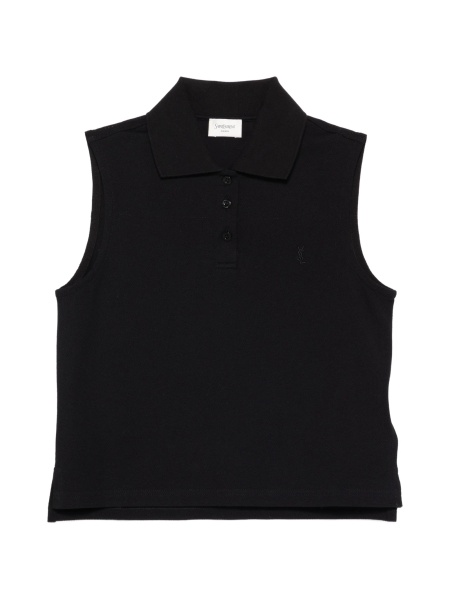 Tricou Polo Saint Laurent negru