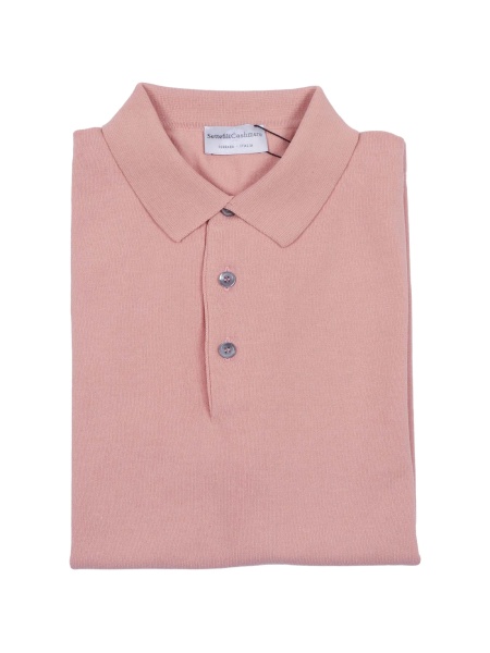 Tricou Polo SETTE FILI CASHMERE roz