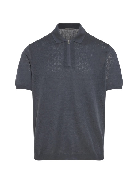 Tricou Polo Stone Island gri