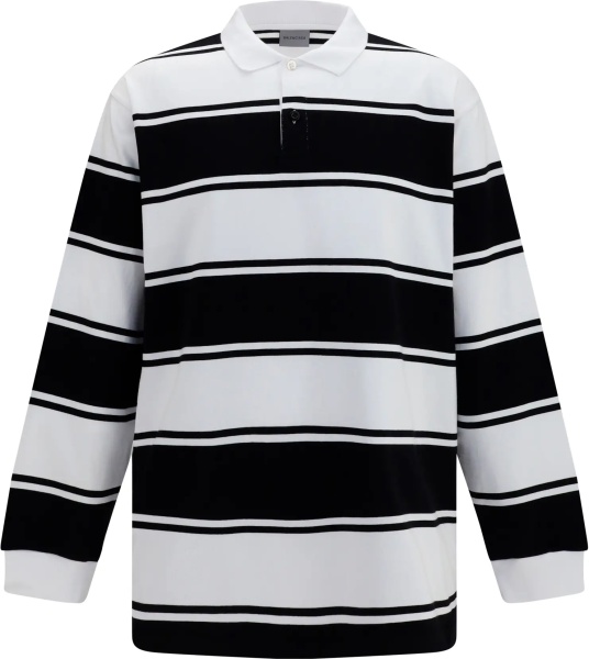 Tricou Polo Striped long-sleeve Polo