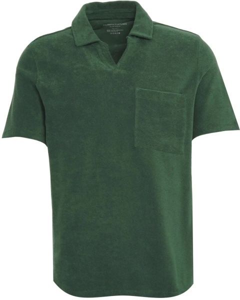 Tricou Polo Terry cloth skipper polo shirt