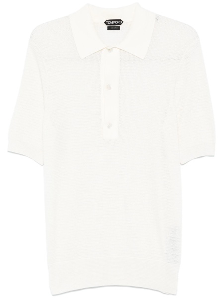 Tricou Polo Tom Ford alb