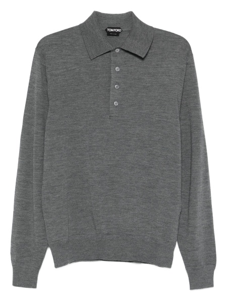 Tricou Polo Tom Ford gri