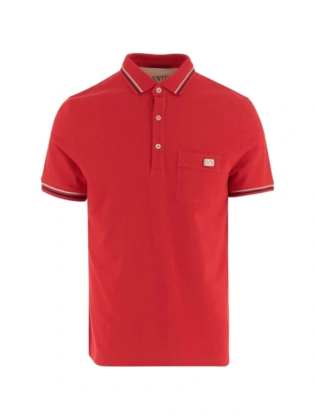 Tricou Polo Valentino Garavani rosu