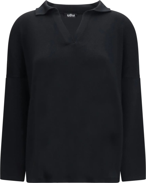 Tricou Polo Wool polo collar Sweater