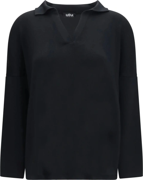 Tricou Polo Wool polo collar Sweater