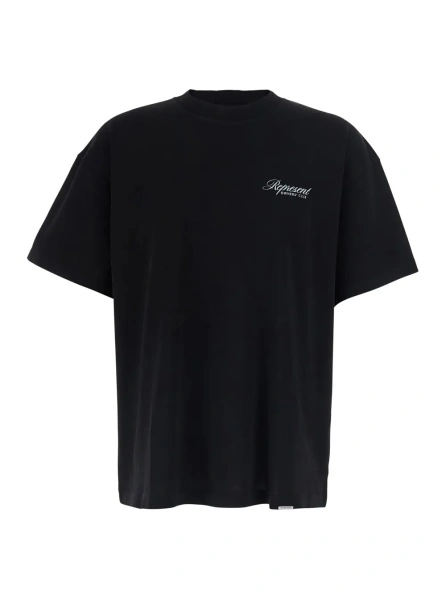 Tricou REPRESENT negru din bumbac