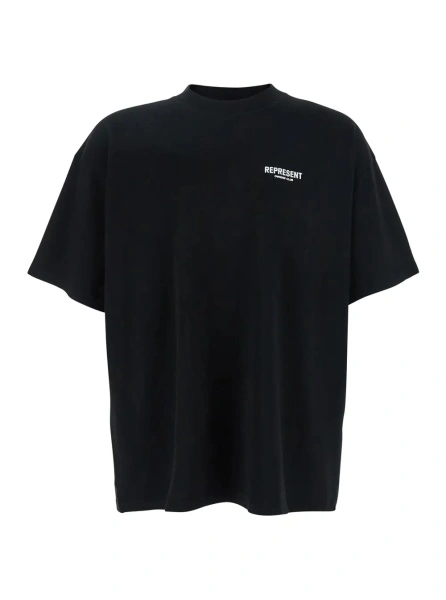 Tricou REPRESENT negru din bumbac