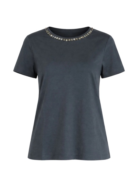 Tricou S MaxMara albastru