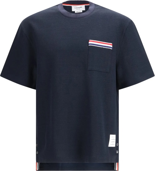 Tricou Short-sleeve cotton-linen T-shirt