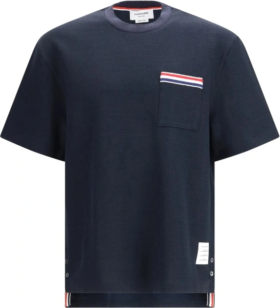 Tricou Short-sleeve cotton-linen T-shirt