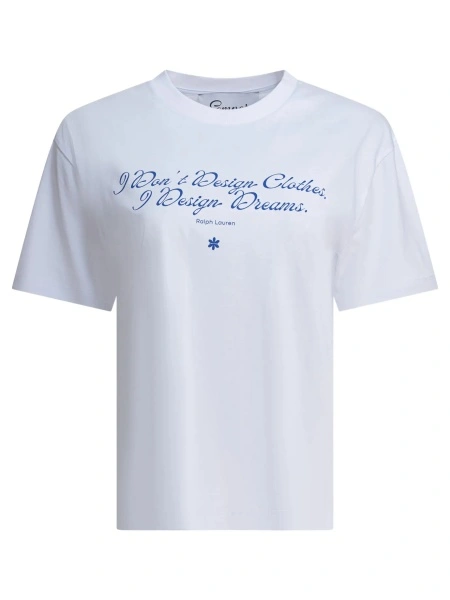 Tricou T-shirt with Ralph Lauren quote