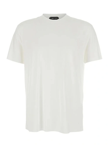 Tricou Tom Ford alb din bumbac