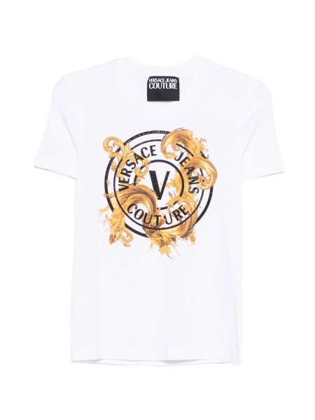 Tricou Versace Jeans Couture alb