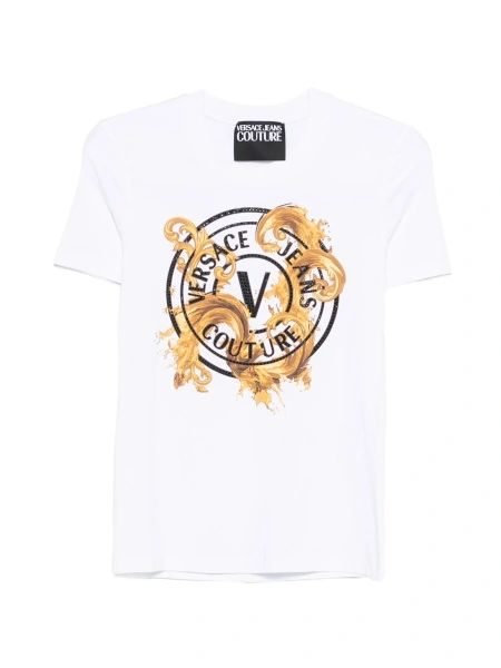 Tricou Versace Jeans Couture alb