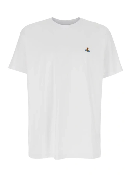 Tricou Vivienne Westwood alb din bumbac