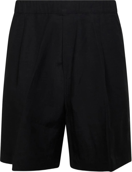 Viscose and linen Bermuda Shorts