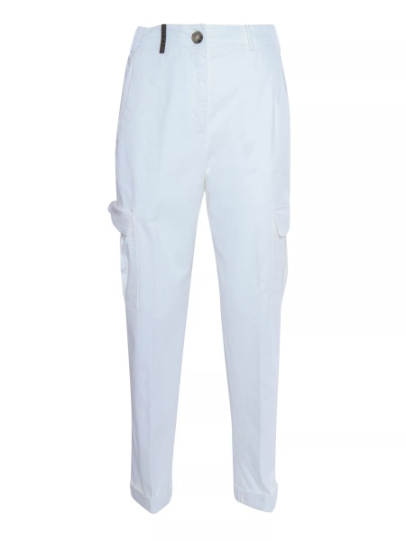 White cargo pants