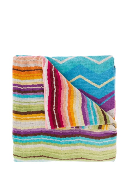 Accesorii Hugo Beach Towel with multicolor striped cotton unisex print