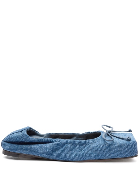 Balerini JACQUEMUS albastri din bumbac