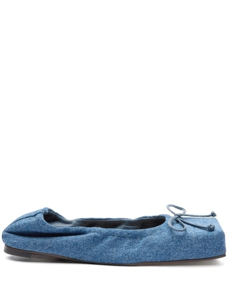 Balerini JACQUEMUS albastri din bumbac