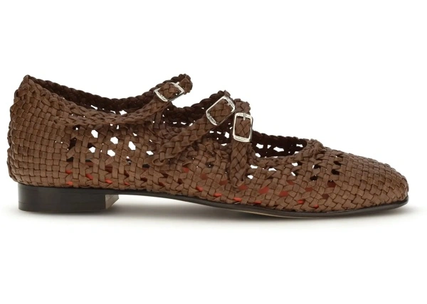 Balerini Woven leathe Mary Jane Ballerinas